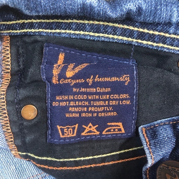 Citizens of Humanity Low Waist Flare Jeans (26) - Picture 6 of 8